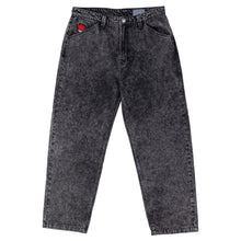 Carica l&#39;immagine nel visualizzatore di Gallery, SPITFIRE WHEELS - &quot;BIGHEAD FILL&quot; DENIM PANTS (BLACK STONE WASH)
