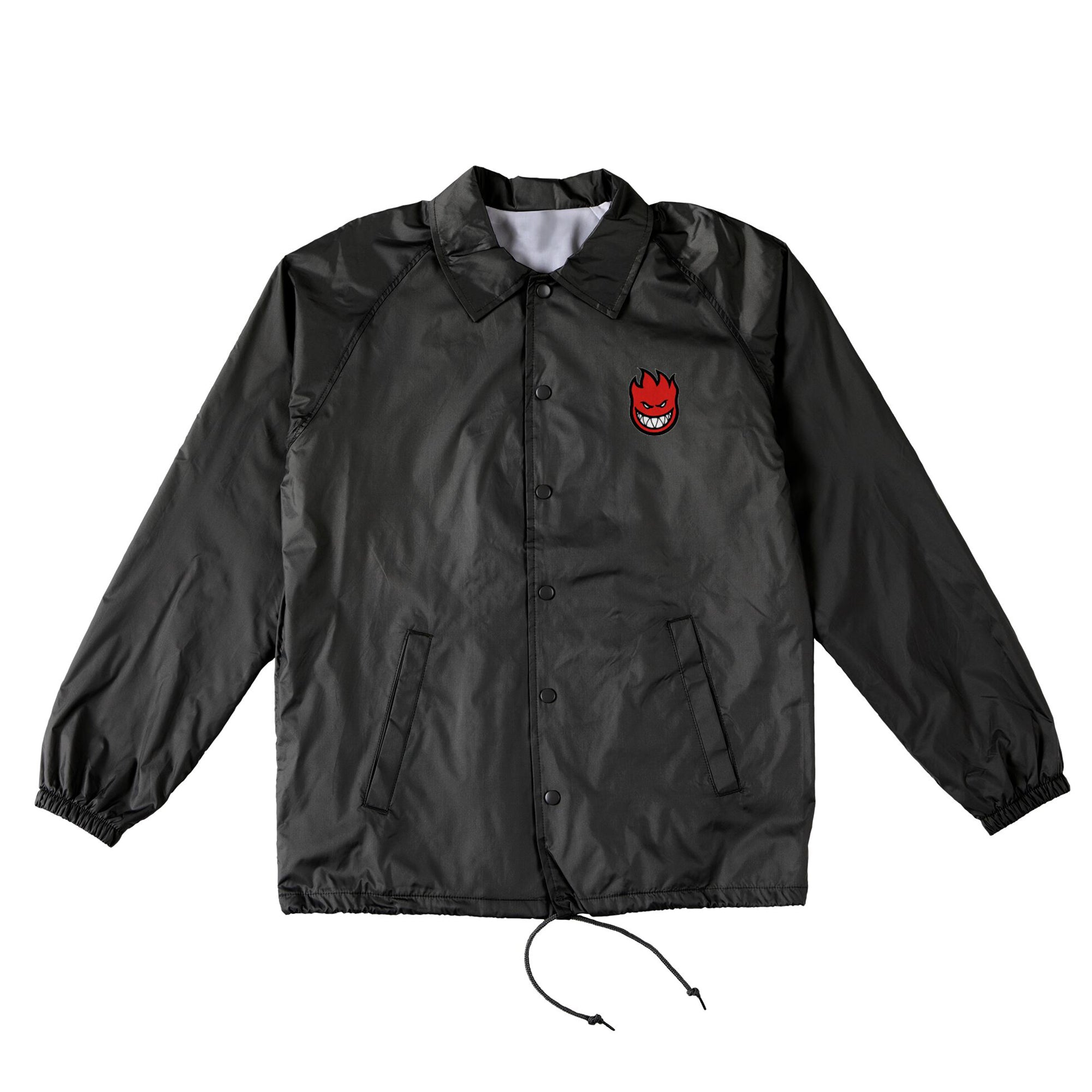 "BIGHEAD FILL DOUBLE" COACH JACKET (BLACK)