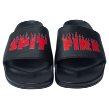 Cargar imagen en el visor de la galería, SPITFIRE WHEELS - &quot;DEMONSEED SCRIPT&quot; SLIDES (BLACK/RED/WHITE)
