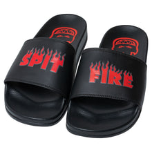 Cargar imagen en el visor de la galería, SPITFIRE WHEELS - &quot;DEMONSEED SCRIPT&quot; SLIDES (BLACK/RED/WHITE)
