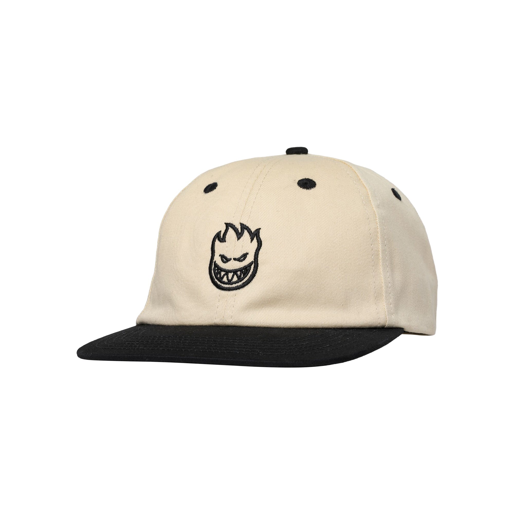 "LIL BIGHEAD" STRAPBACK HAT (NATURAL/BLACK)