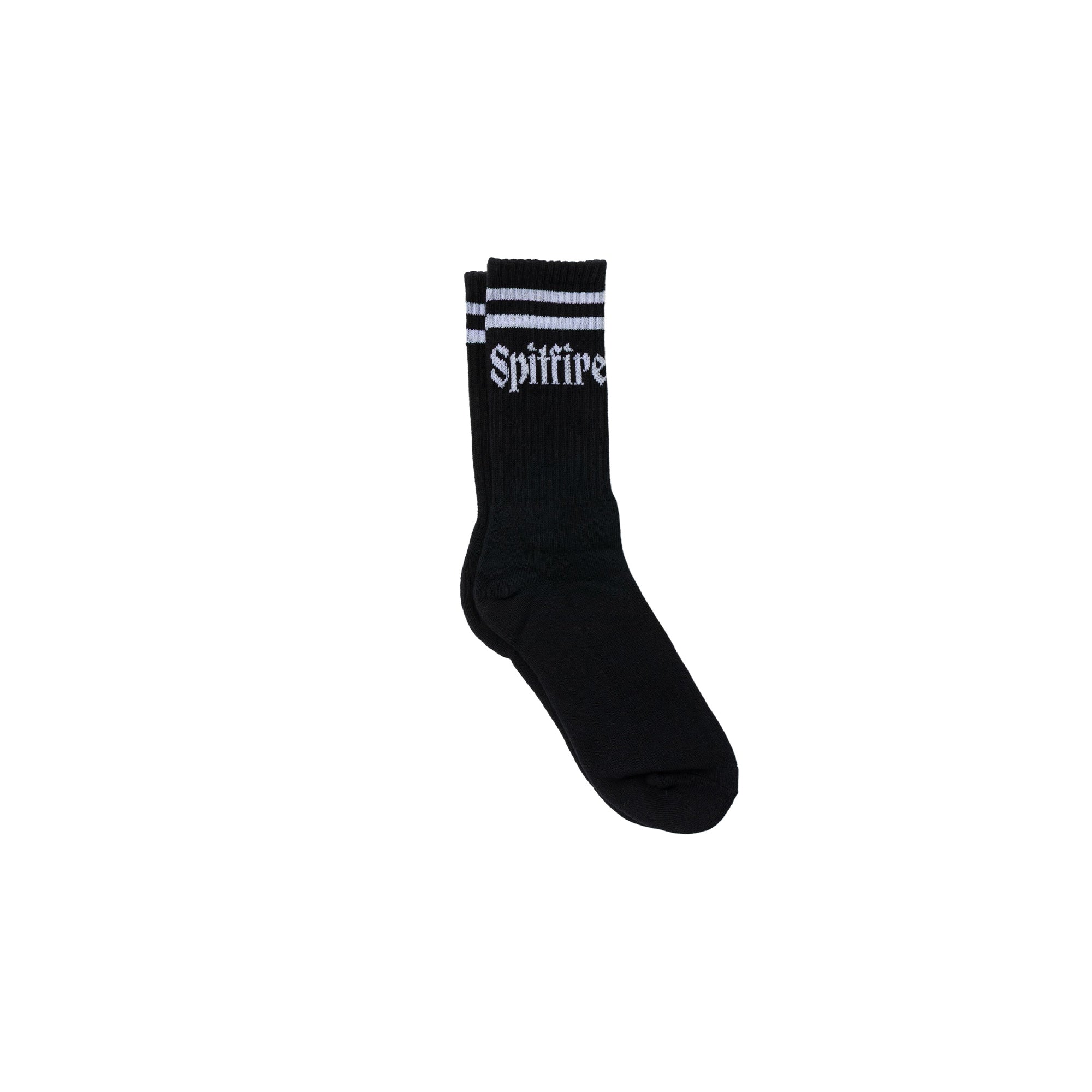 "MOLOTOV SCRIPT" SOCKS (BLACK/WHITE)