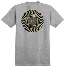 Load image into Gallery viewer, SPITFIRE WHEELS - &quot;CLASSIC SWIRL OVERLAY&quot; YOUTH T-SHIRT (HEATHER GREY)
