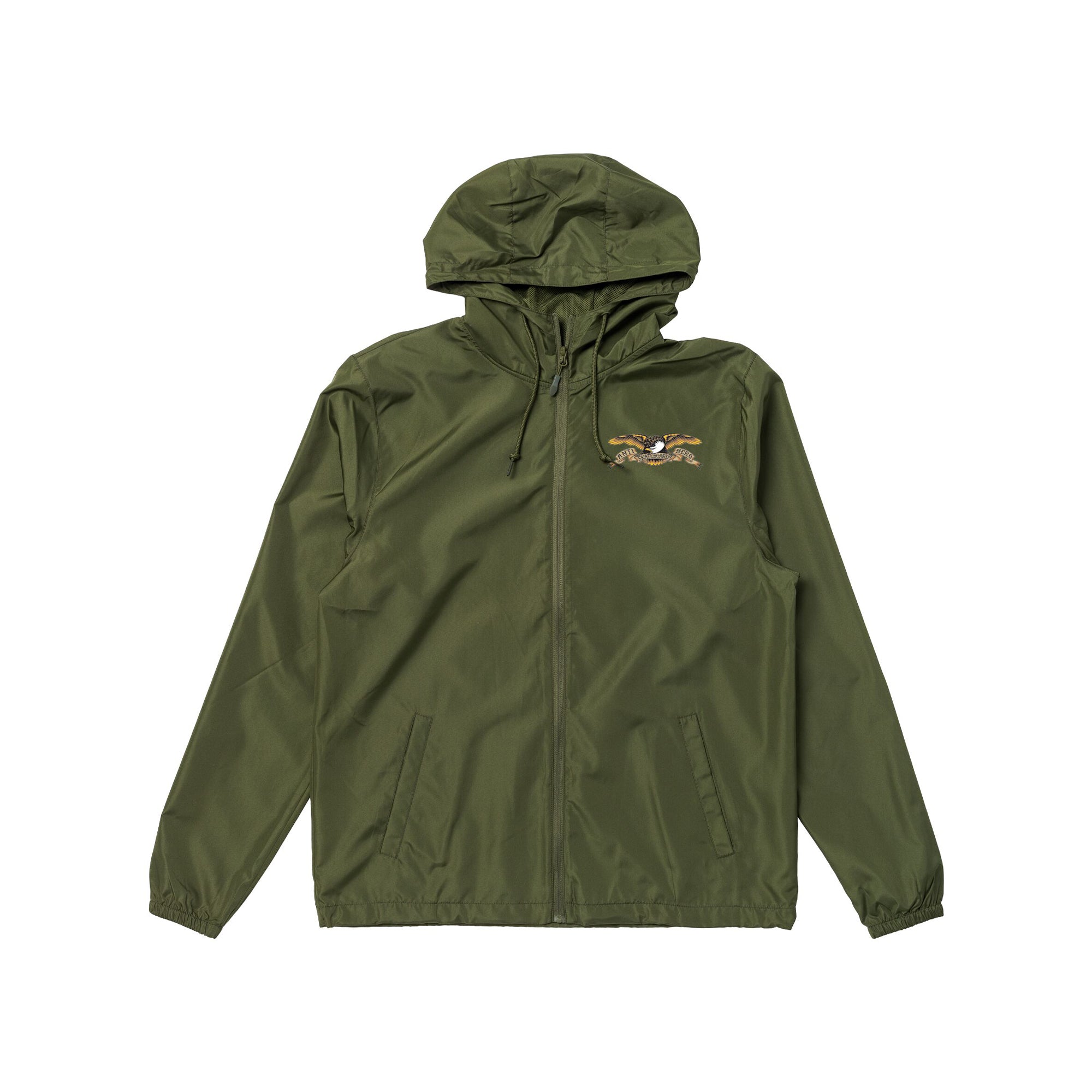 "LIL EAGLE" HOODED RAIN JACKET (ARMY)