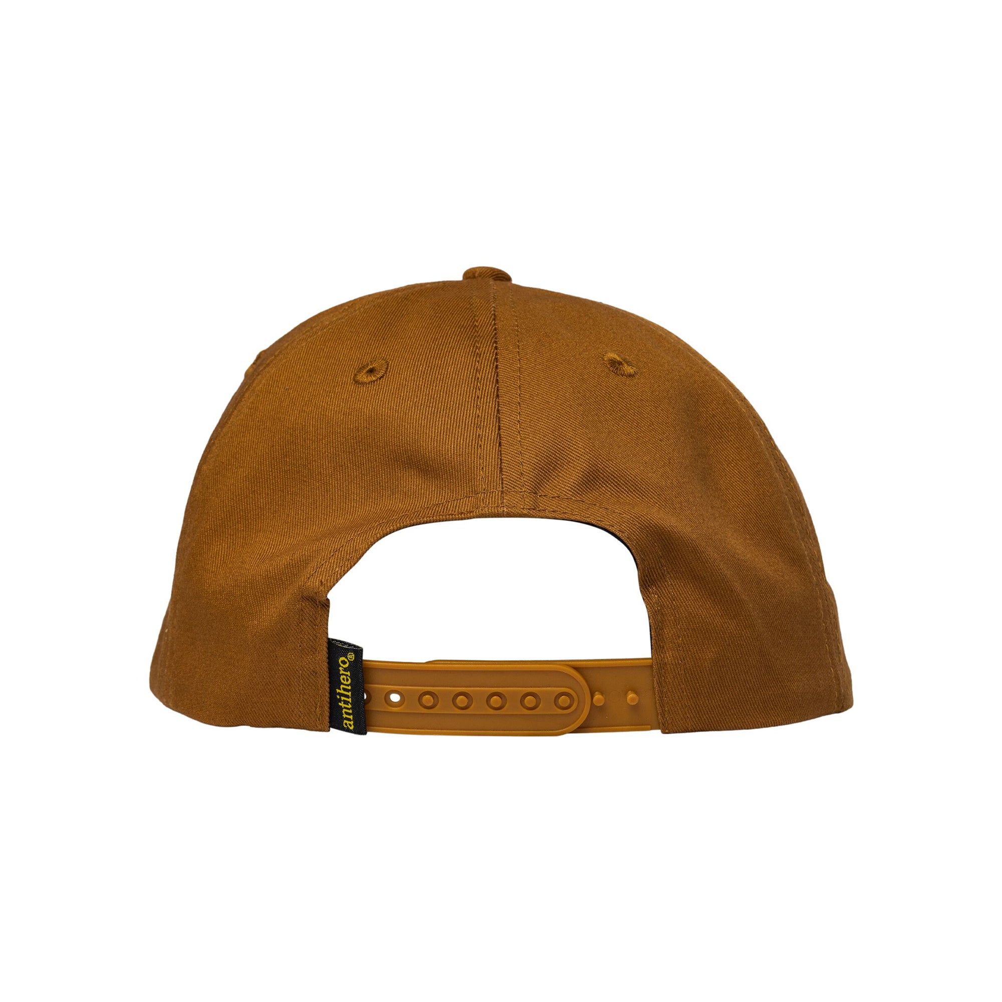 "LIL PIGEON" SNAPBACK HAT (BROWN/YELLOW)