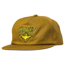 Lade das Bild in den Galerie-Viewer, KROOKED - &quot;BIRD LIGHTENING&quot; SNAPBACK HAT (TAN)
