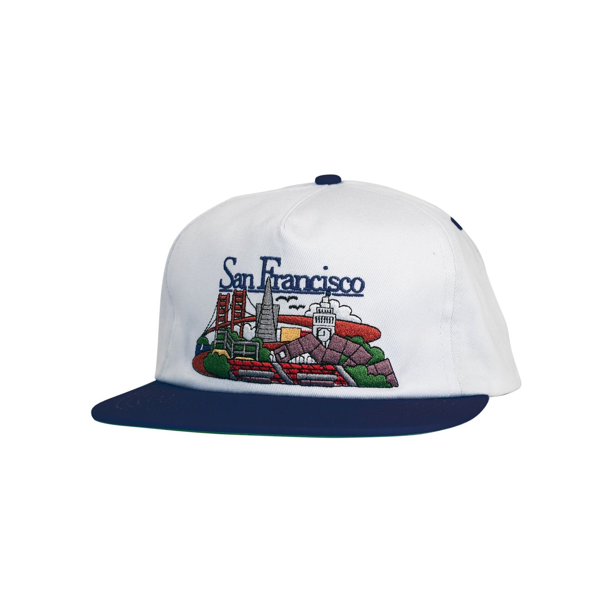 "SFC" SNAPBACK (WHITE/NAVY)