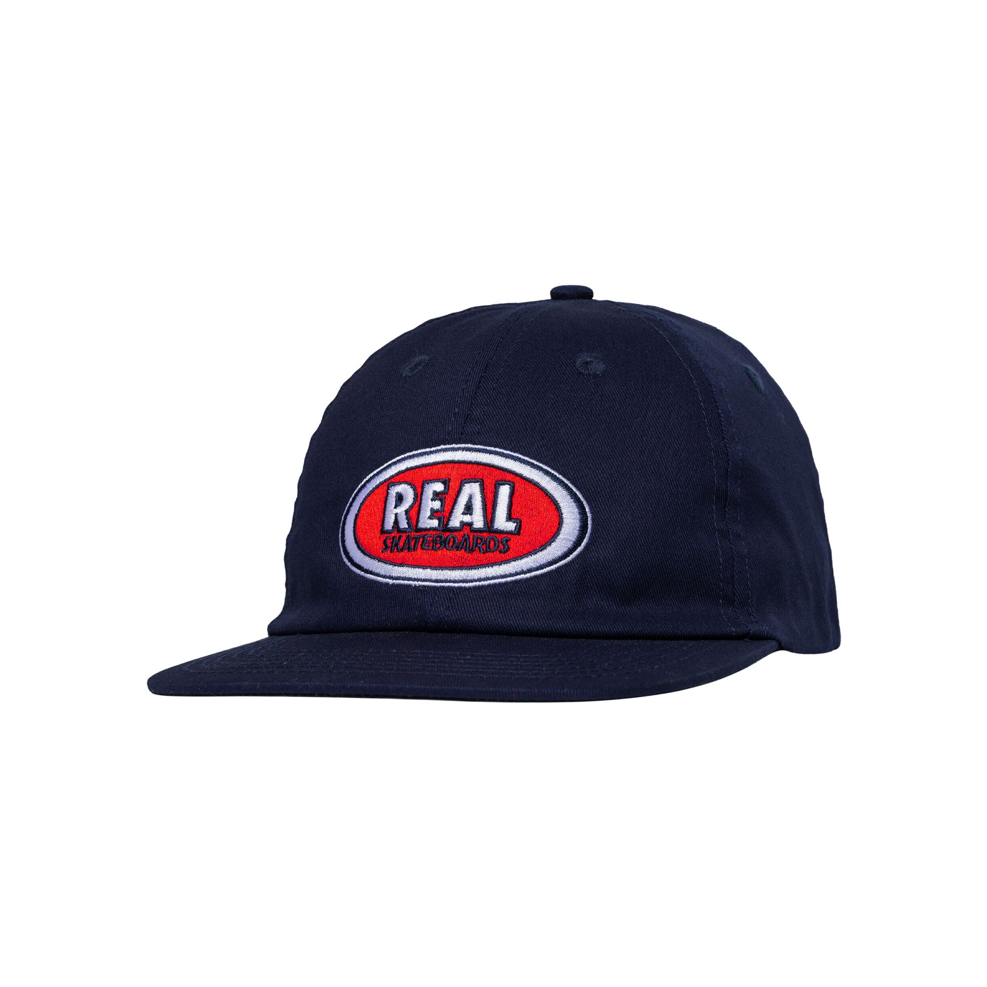 "OVAL EMB" STRAPBACK (NAVY/RED/WHITE)