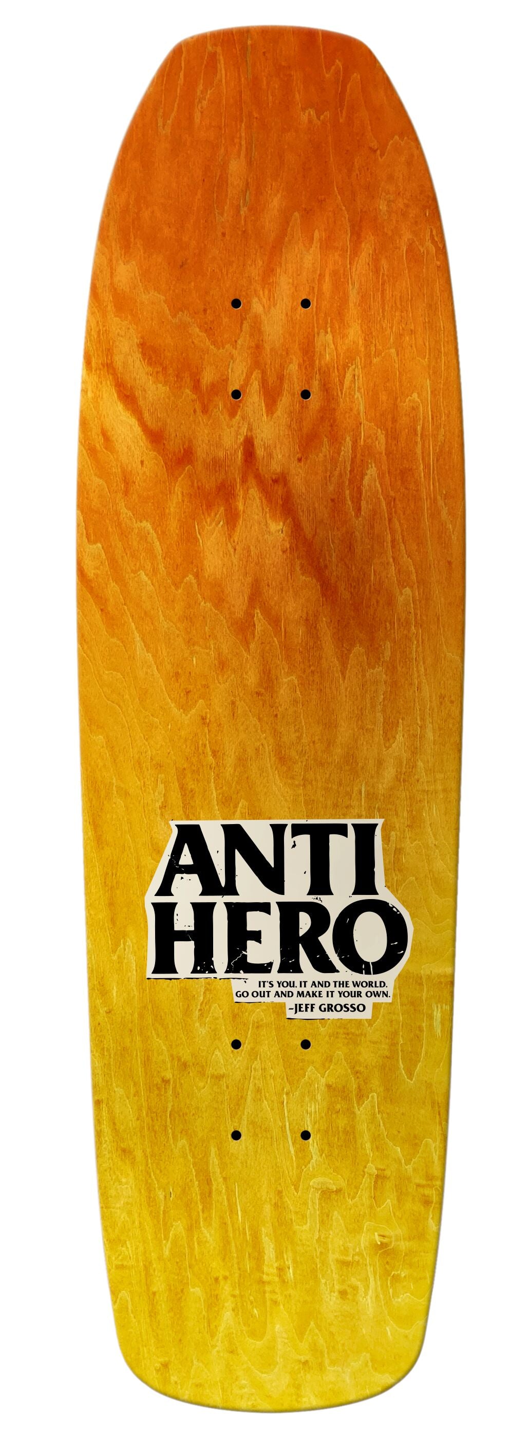 ANTI HERO - JEFF GROSSO'S "HANDPLANT" DECK (FADE - SQUARE EDGE - 9.25")