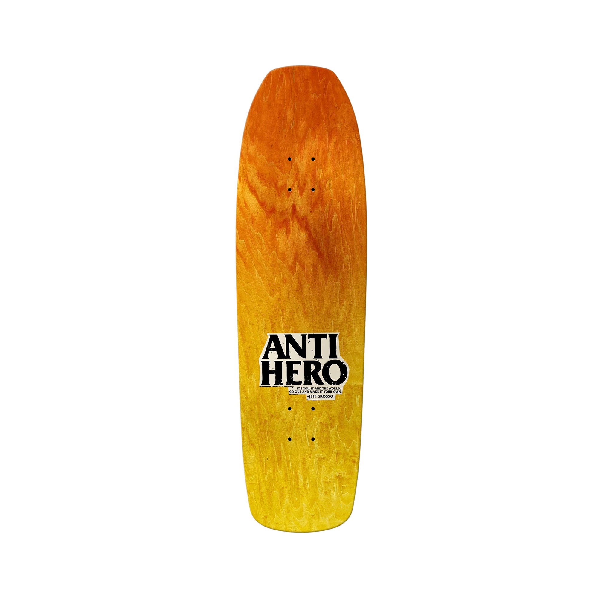 JEFF GROSSO'S "HANDPLANT" DECK (FADE - SQUARE EDGE - 9.25")