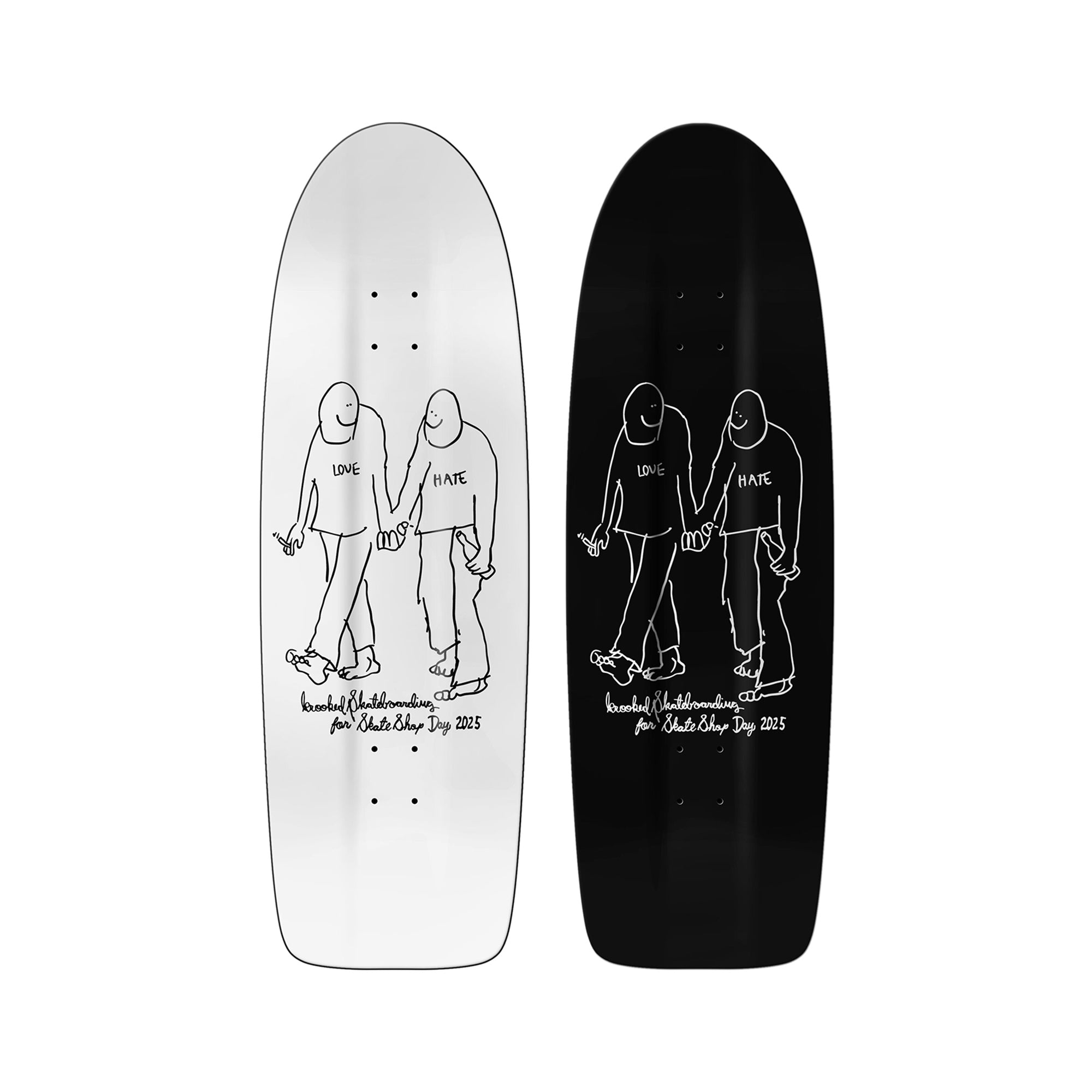 MARK GONZALES' "LOVE & HATE" DECKS (SET OF 2 - 10.75")