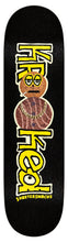 Cargar imagen en el visor de la galería, KROOKED X QUARTERSNACKS - "SNACKMAN" DECK (8.5")
