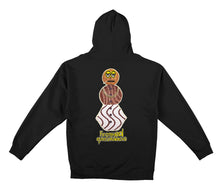 Cargar imagen en el visor de la galería, KROOKED X QUARTERSNACKS - "SNACKMAN" HOODIE (BLACK)
