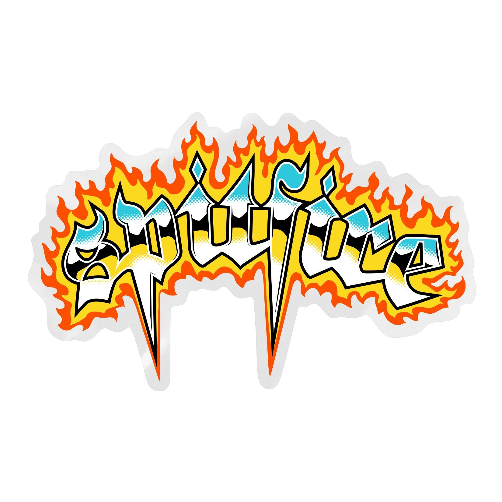 "VENOM CHROME" STICKER (SMALL)