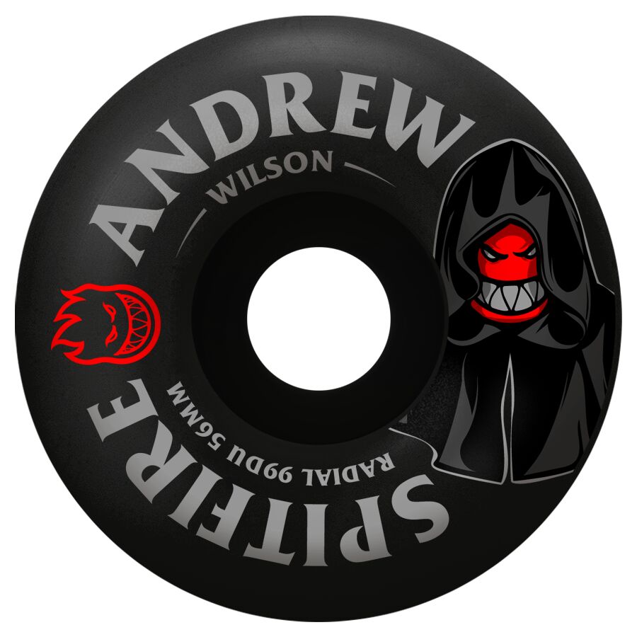 ANDREW WILSON'S "BURN SQUAD" BLACK RADIAL WHEELS (F4 - 99D - 56MM)