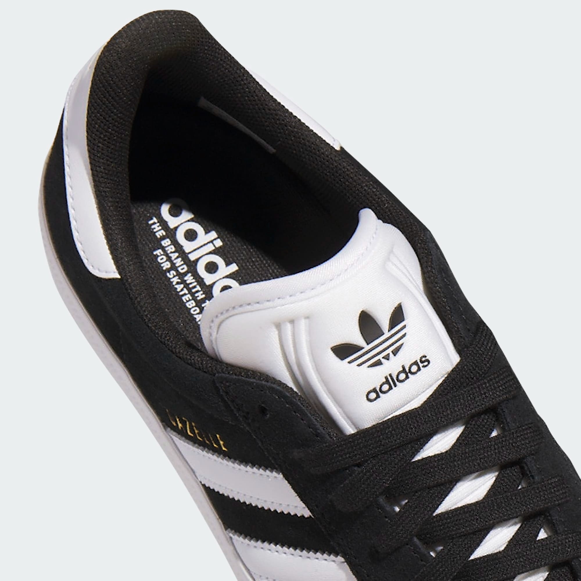 "GAZELLE ADV" SUEDE SHOES (BLACK/WHITE)-7
