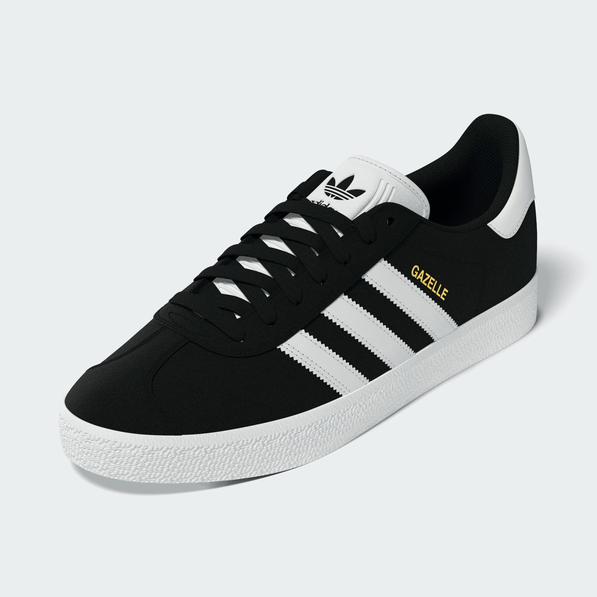 "GAZELLE ADV" SUEDE SHOES (BLACK/WHITE)-9
