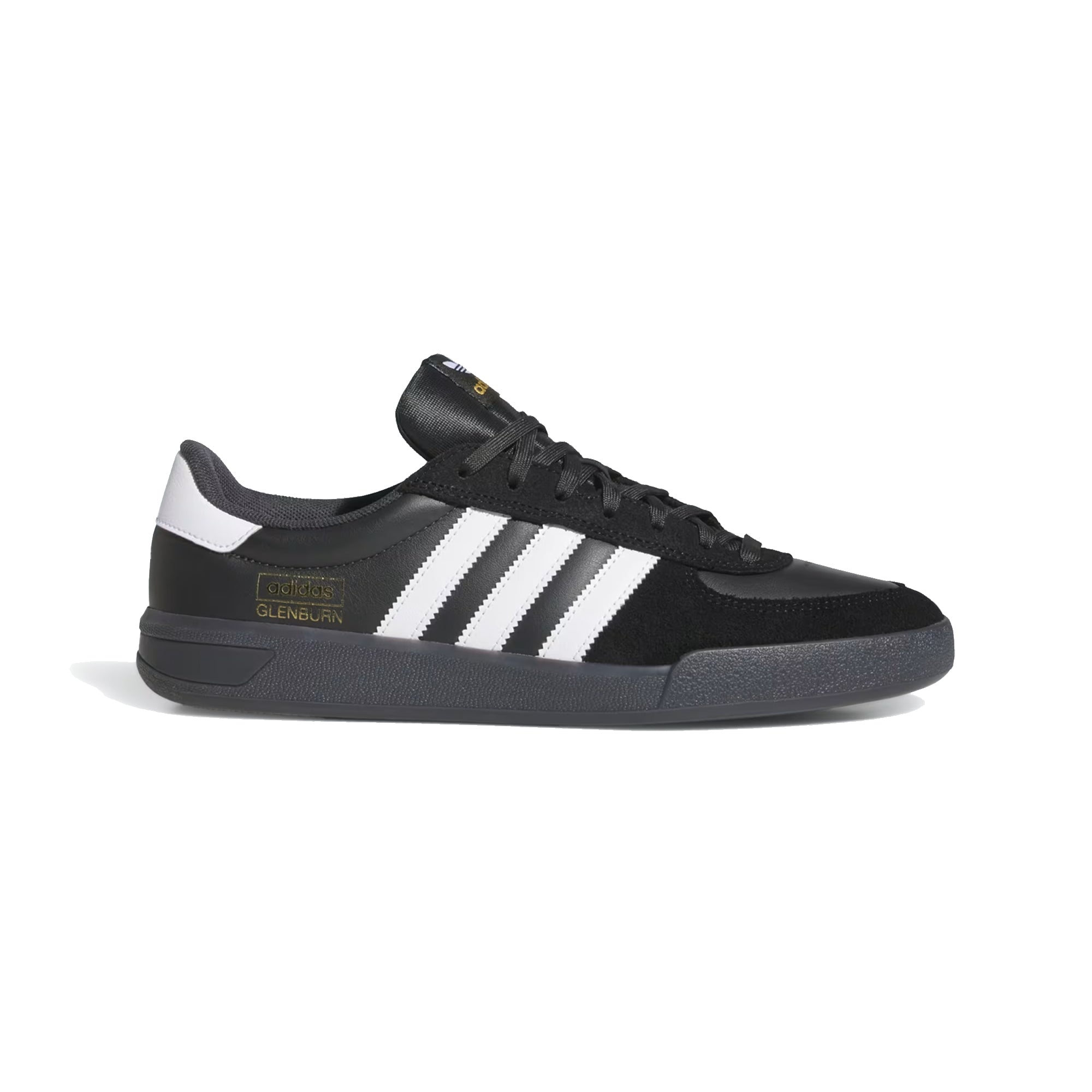 "GLENBURN" SUEDE SHOES (BLACK/WHITE)-1