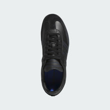 Cargar imagen en el visor de la galería, ADIDAS SKATEBOARDING - &quot;SAMBA ADV&quot; LEATHER/SUEDE SHOES (BLACK/BLACK/BLUE)
