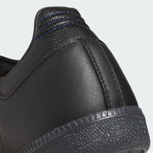 Cargar imagen en el visor de la galería, ADIDAS SKATEBOARDING - &quot;SAMBA ADV&quot; LEATHER/SUEDE SHOES (BLACK/BLACK/BLUE)

