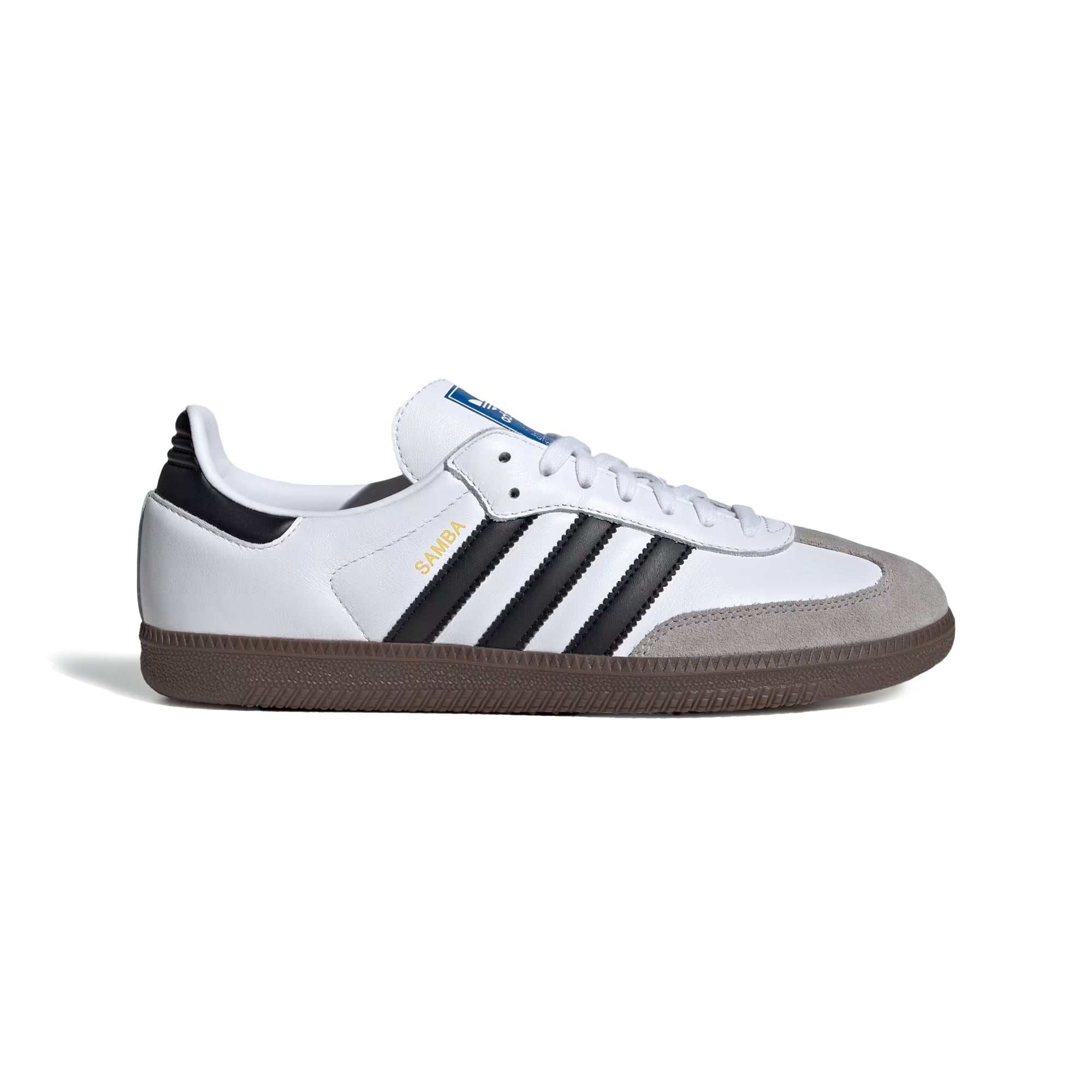 "SAMBA ADV" SUEDE SHOES (CLOUD WHITE/BLACK)-1