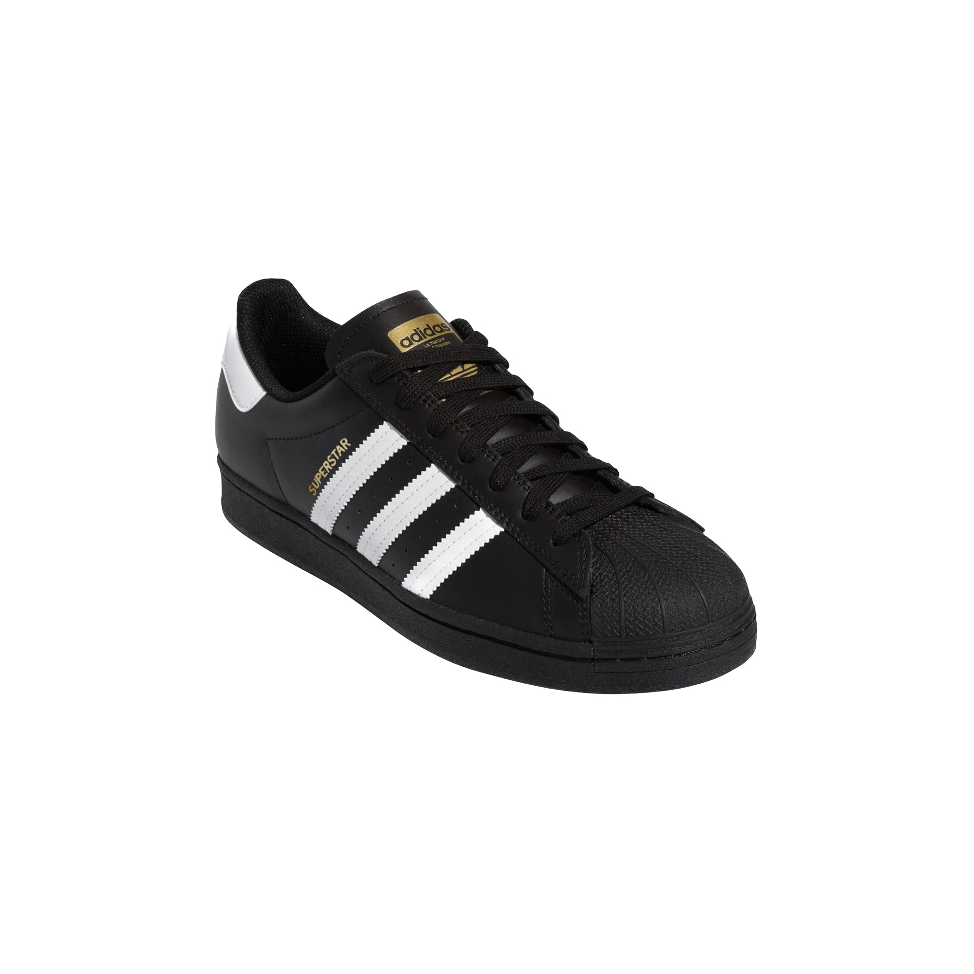 "SUPERSTAR ADV" LEATHER SHOES (BLACK/WHITE)