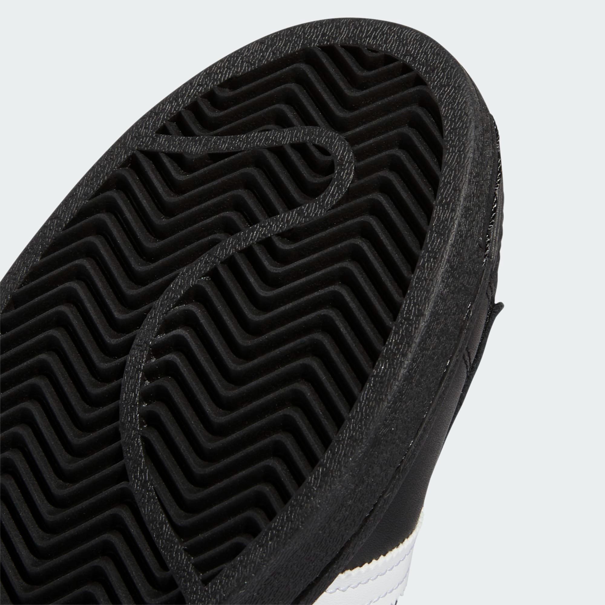"SUPERSTAR ADV" LEATHER SHOES (BLACK/WHITE)-8