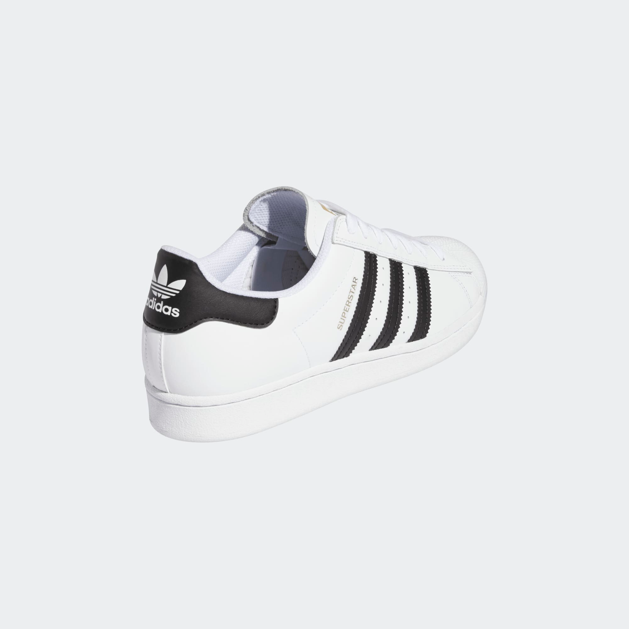 "SUPERSTAR ADV" LEATHER SHOES (WHITE/BLACK)-5