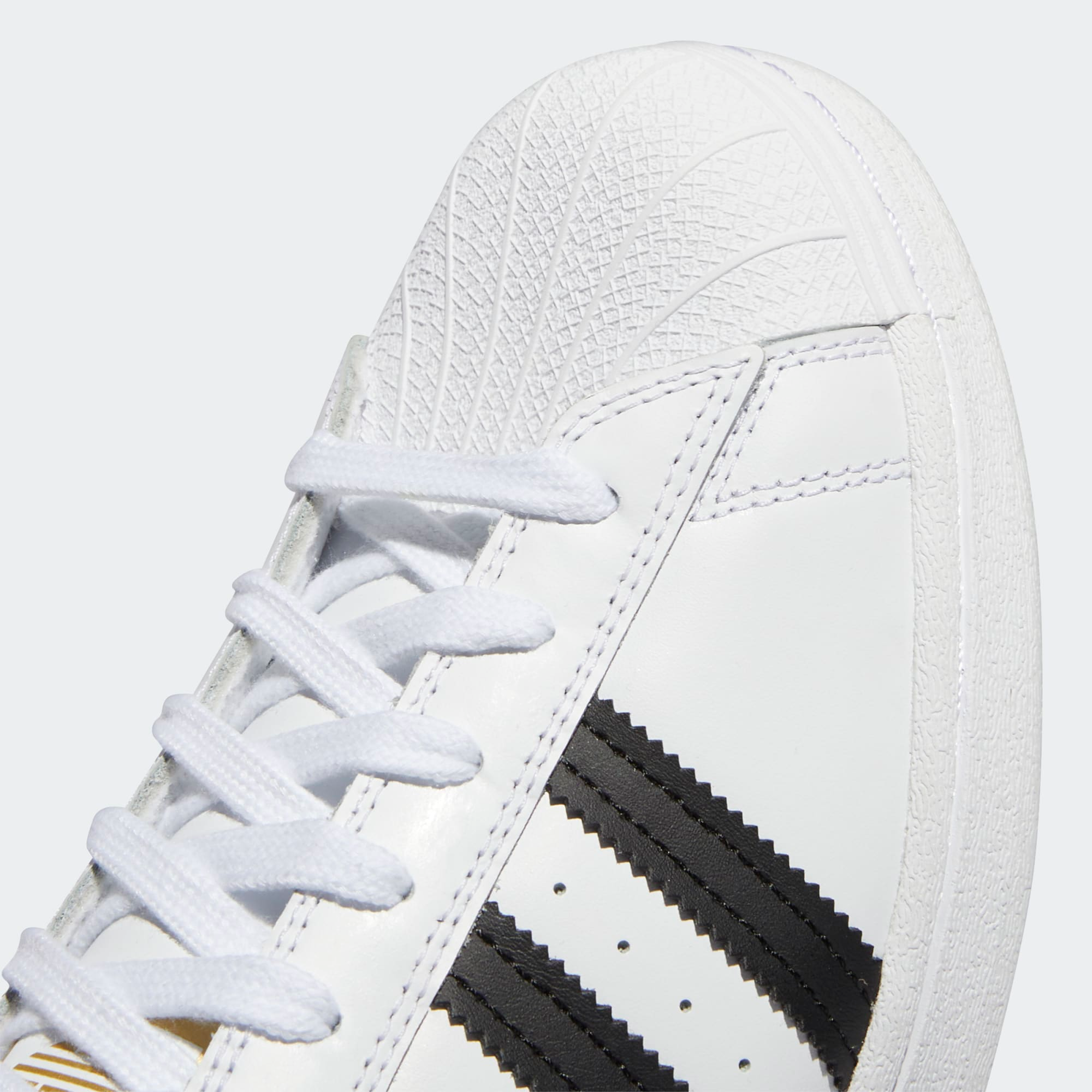 "SUPERSTAR ADV" LEATHER SHOES (WHITE/BLACK)-7