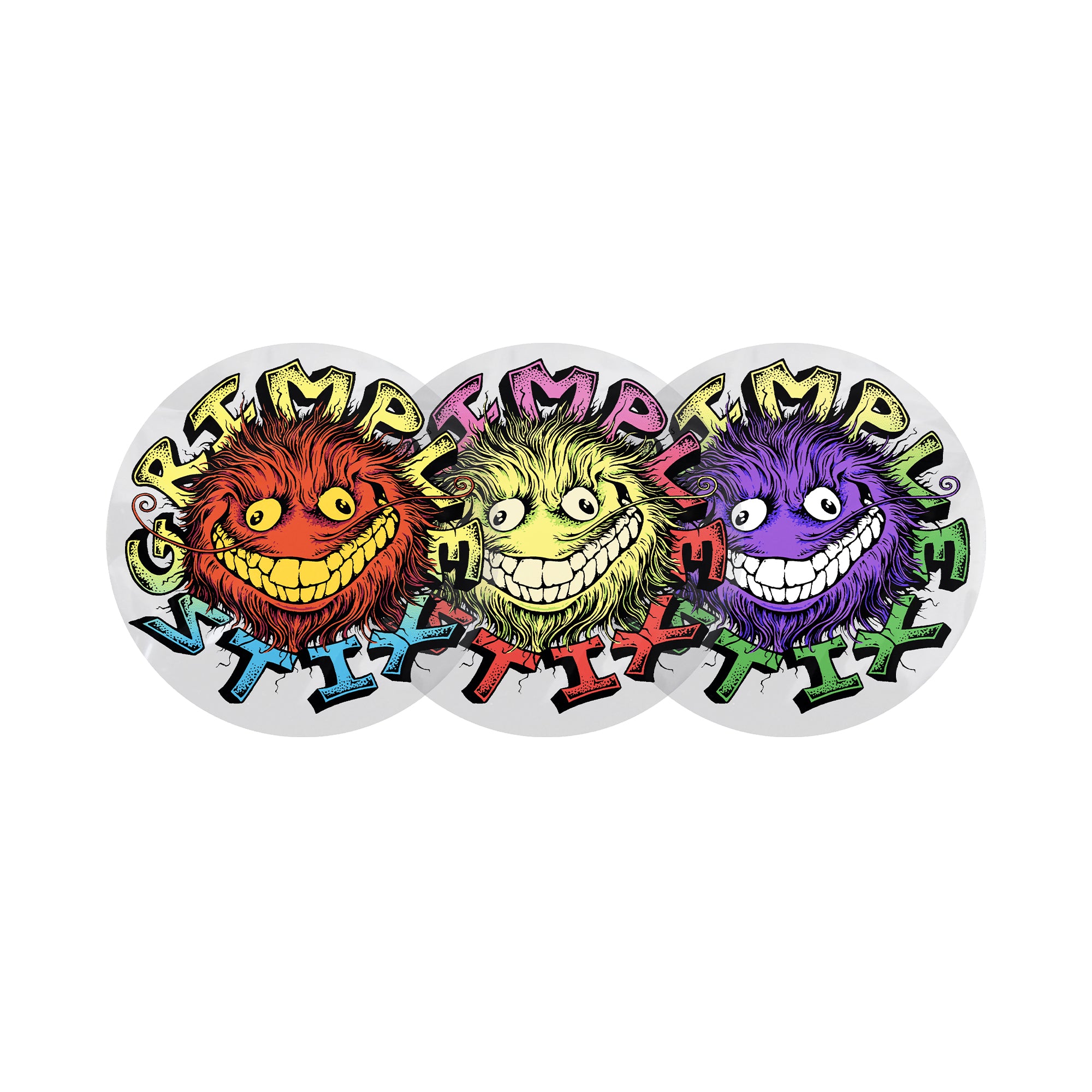 "GRIMPLE STIX ROUND" STICKER (MEDIUM)-1