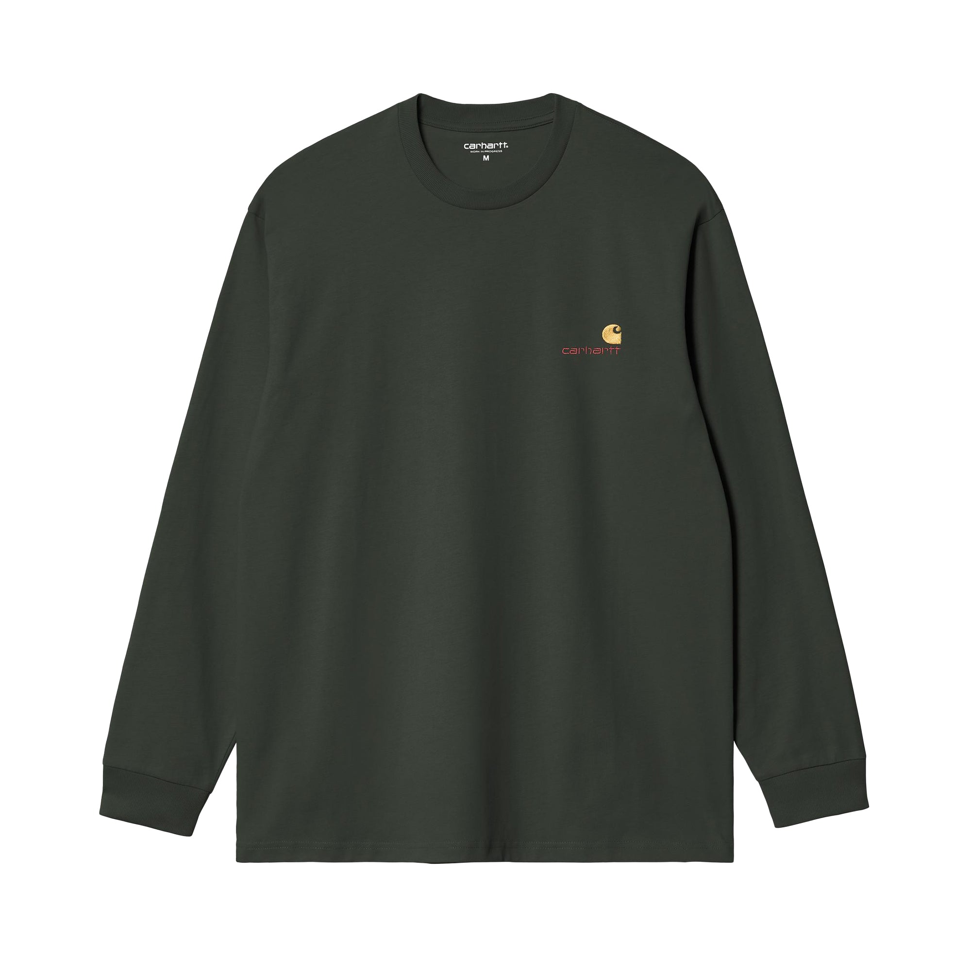 "AMERICAN SCRIPT" LONGSLEEVE (RAVEN)
