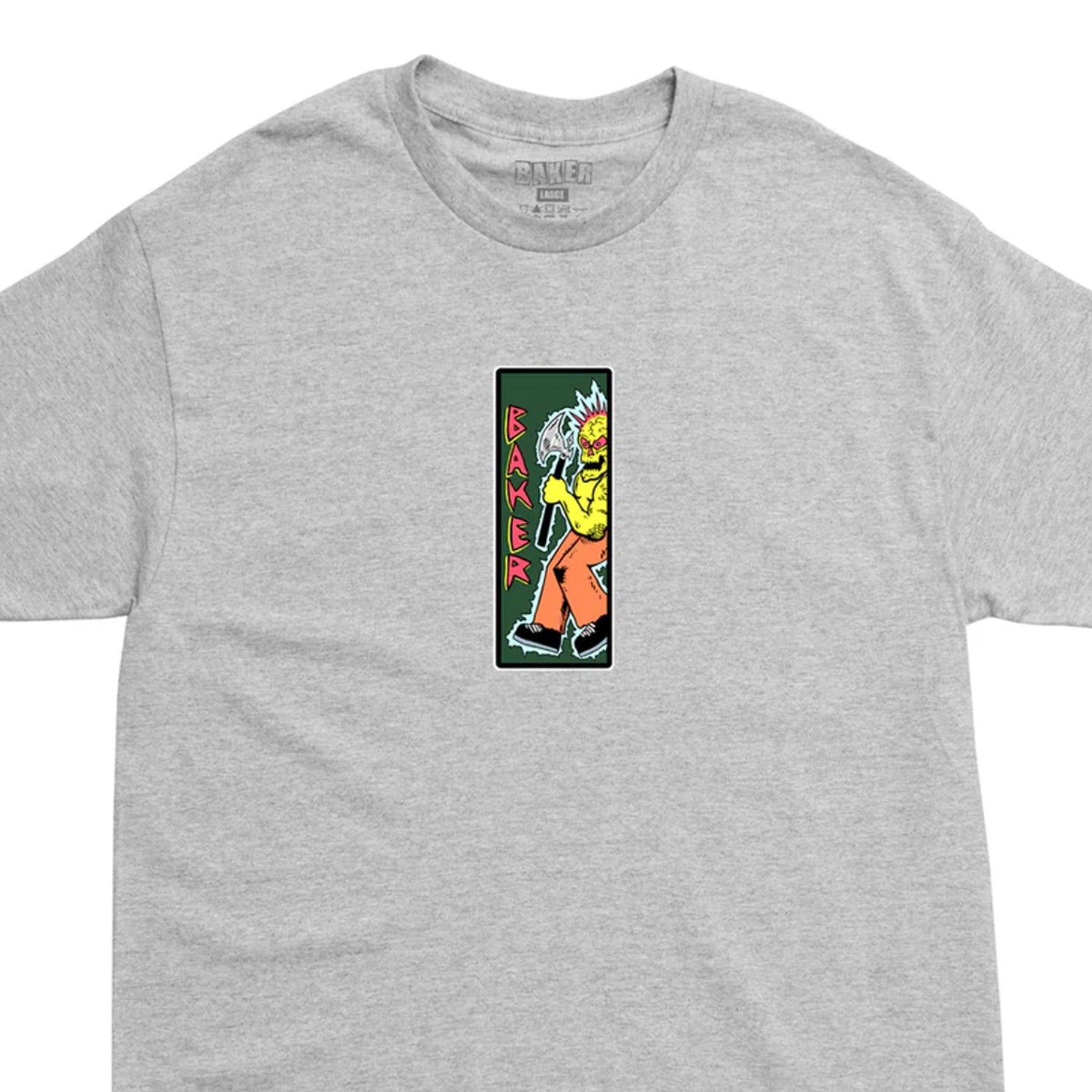 "AXE MAN" T-SHIRT (HEATHER GREY)