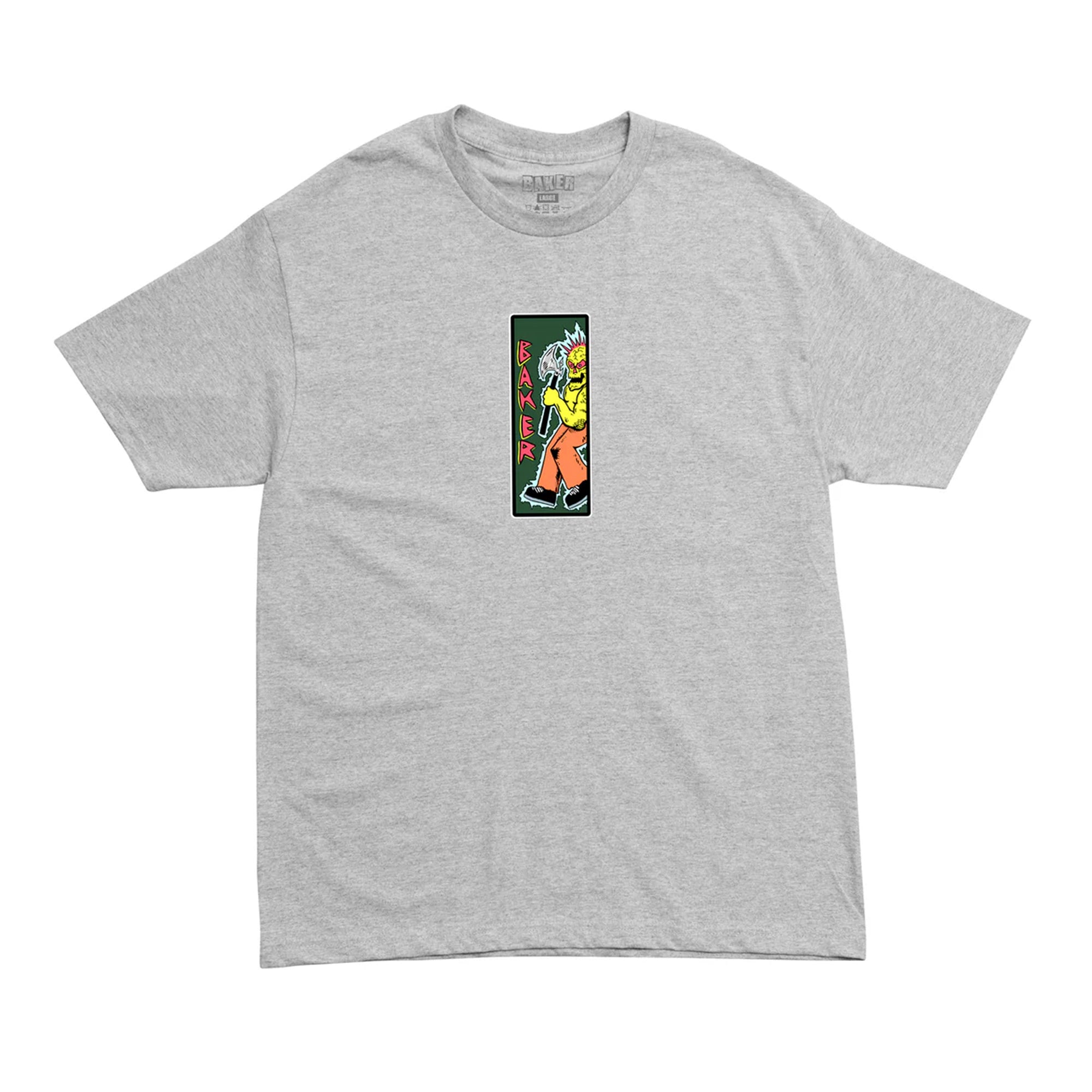 "AXE MAN" T-SHIRT (HEATHER GREY)