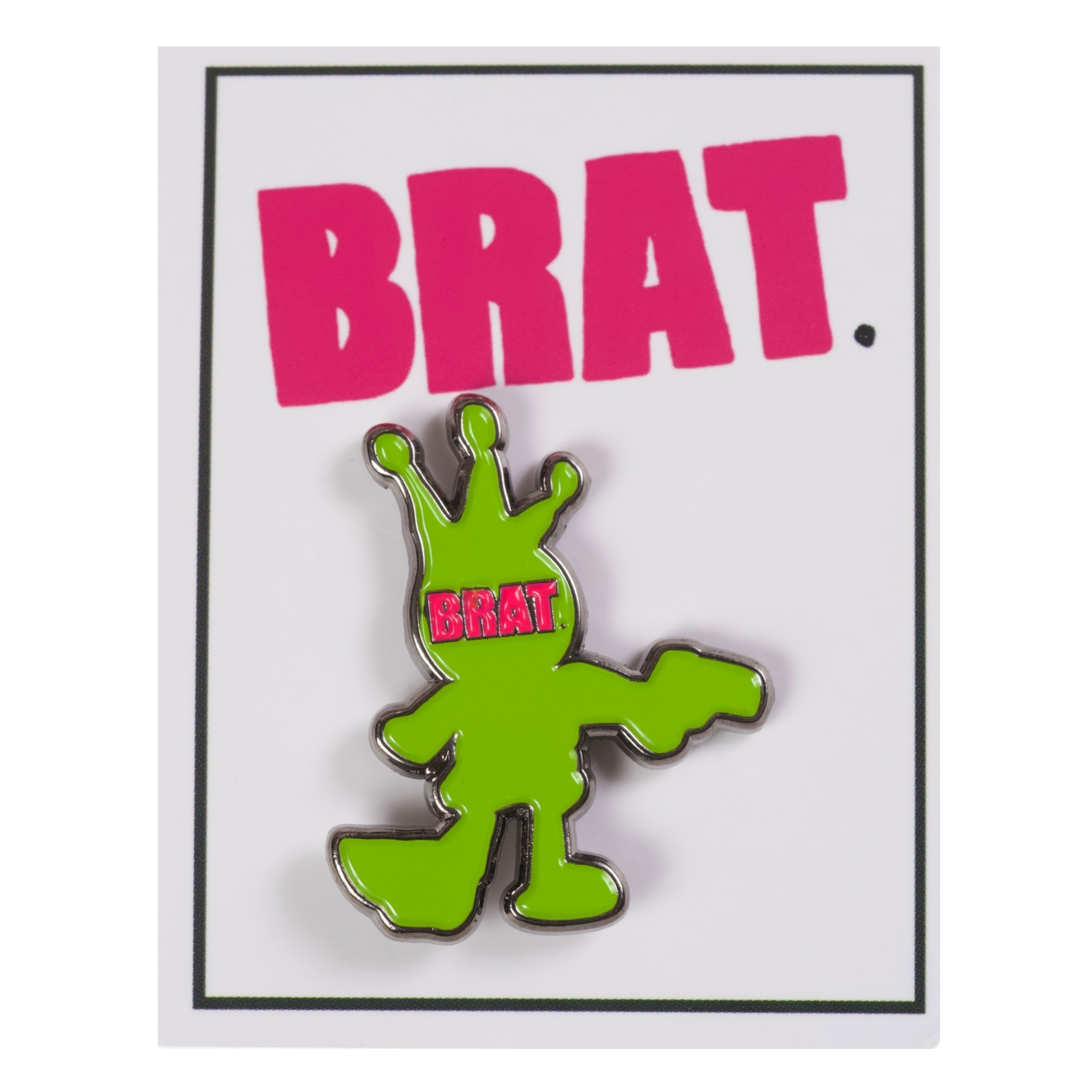 CARPET COMPANY - "BRAT" PIN (GREEN)