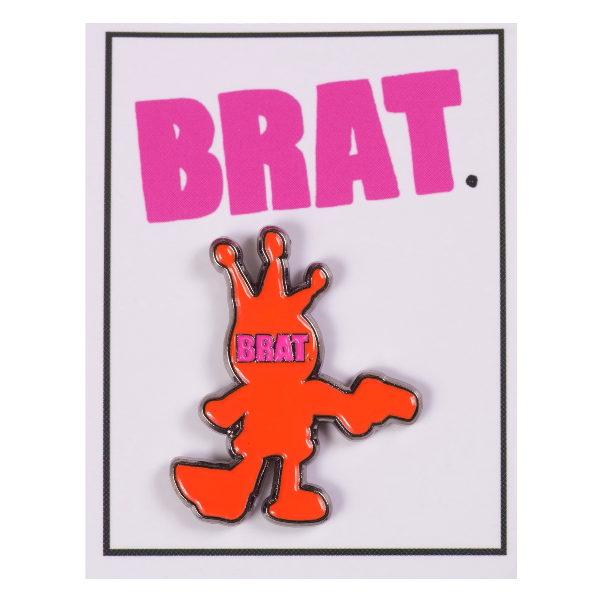 CARPET COMPANY - "BRAT" PIN (ORANGE)