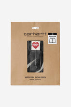 Carica l&#39;immagine nel visualizzatore di Gallery, CARHARTT WIP - &quot;COTTON&quot; SEATON STRIPE BOXER SHORTS (BLACK)
