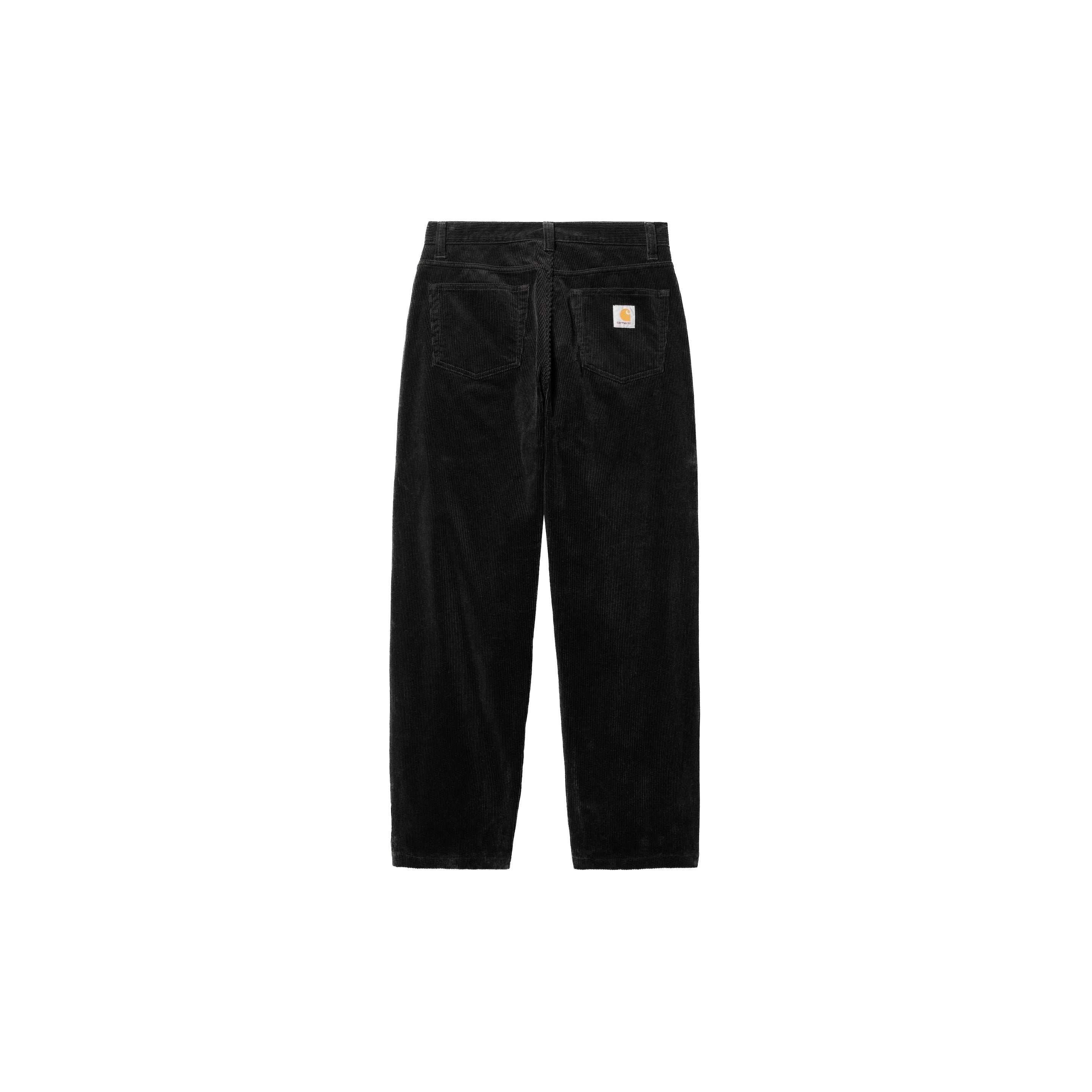 "LANDON" CORDUROY PANTS (BLACK RINSED)