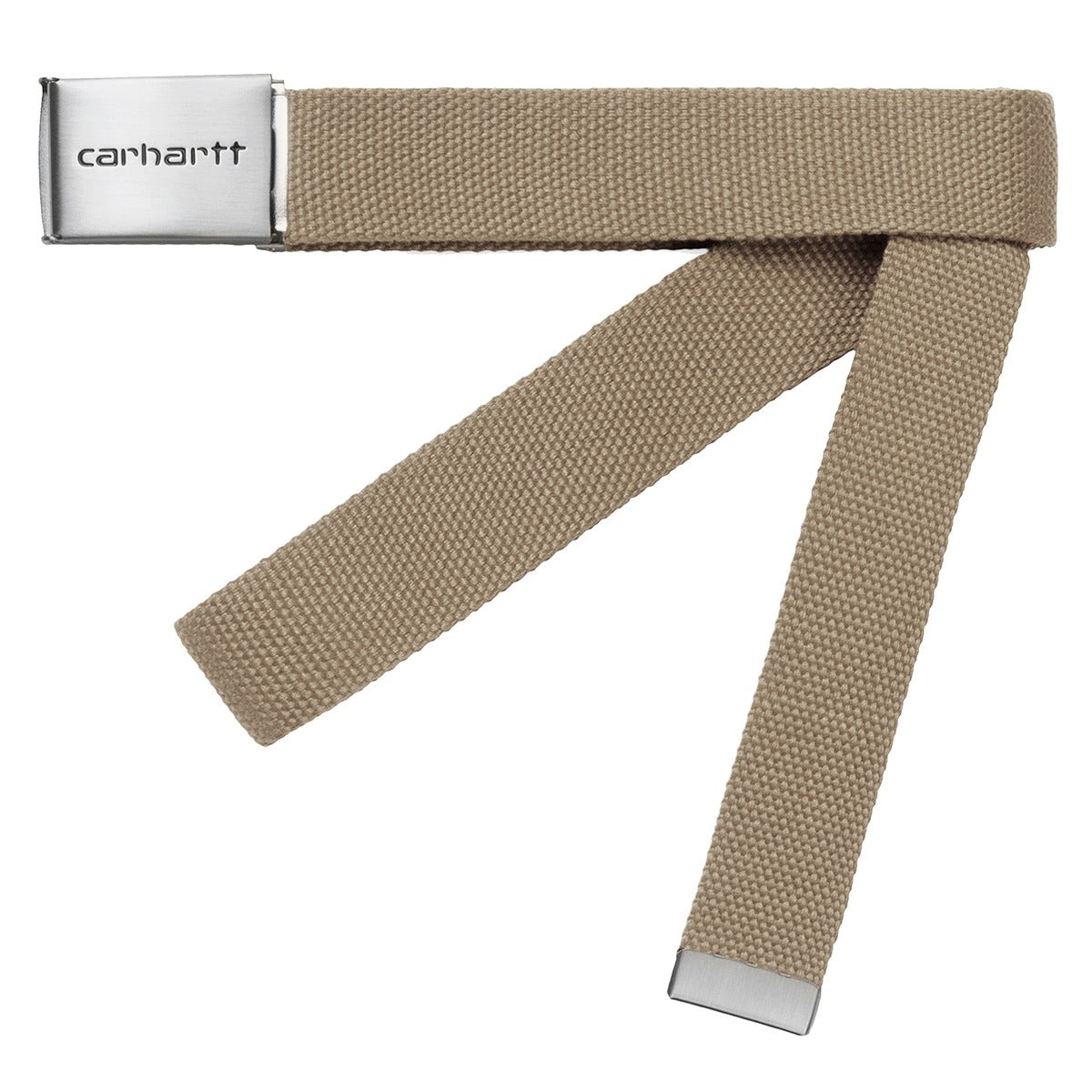 "CLIP" CHROME BELT (LEATHER)