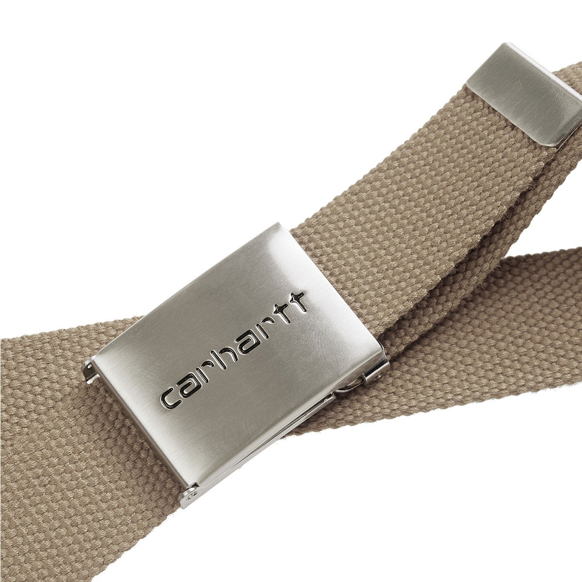 "CLIP" CHROME BELT (LEATHER)