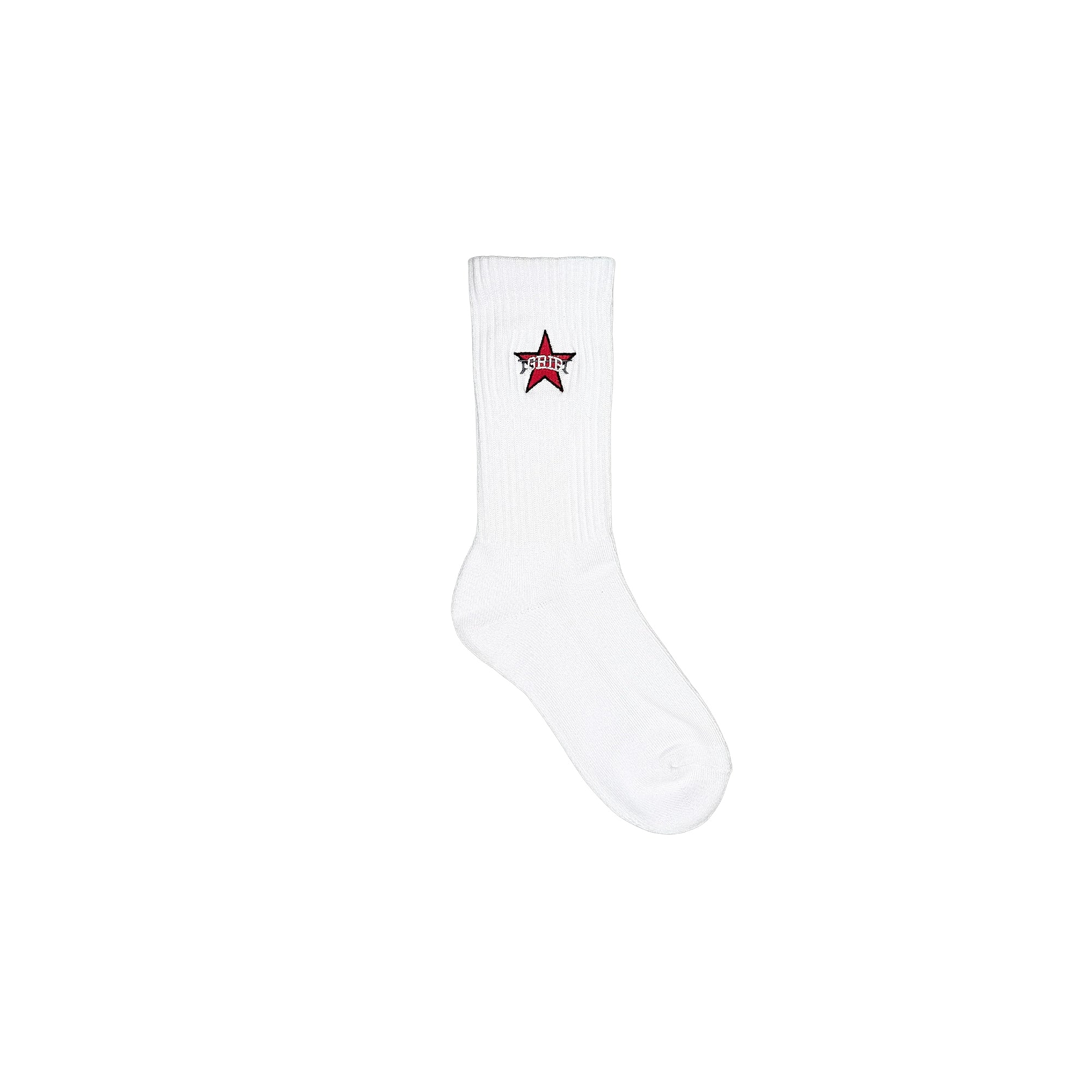 "GRIP STAR" SOCKS (WHITE)