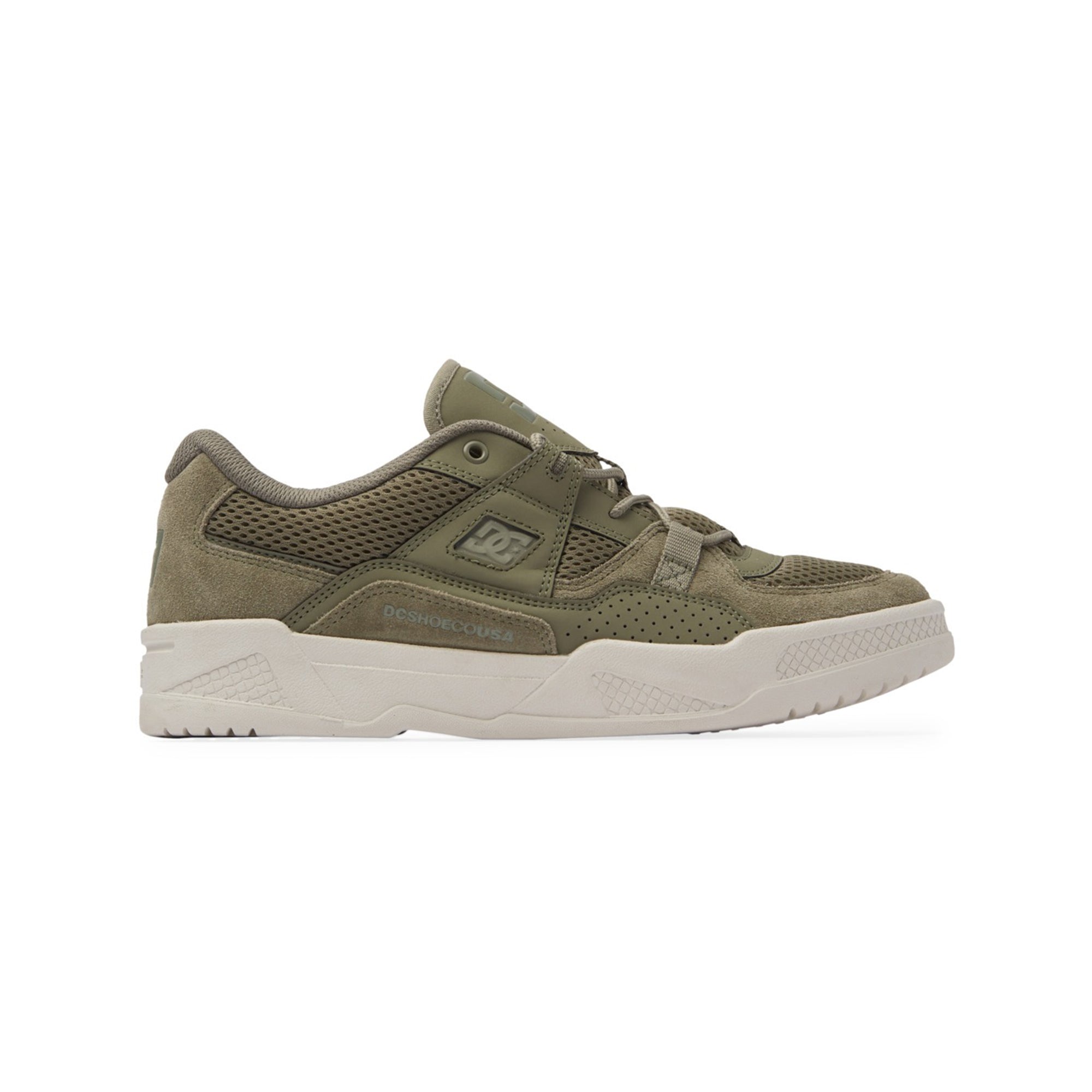 "CONSTRUCT" SUEDE SHOES (ARMY OLIVE)