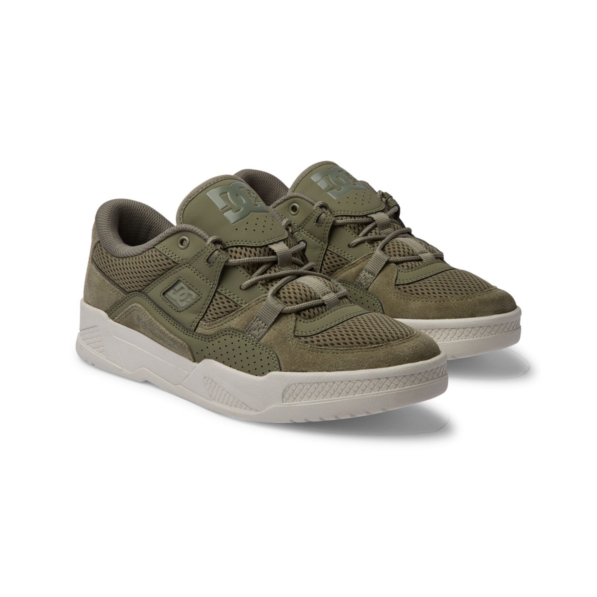 "CONSTRUCT" SUEDE SHOES (ARMY OLIVE)