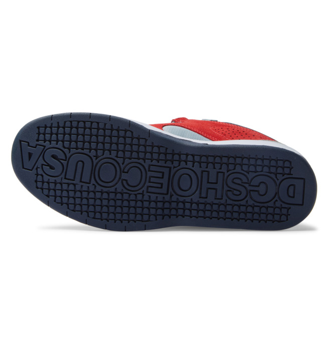 "KALYNX ZERO S" SUEDE SHOES (GREY/RED)-5