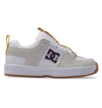 Afbeelding in Gallery-weergave laden, DC SHOES - &quot;LYNX OG&quot; LEATHER SHOES (WHITE/PURPLE)

