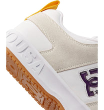 Afbeelding in Gallery-weergave laden, DC SHOES - &quot;LYNX OG&quot; LEATHER SHOES (WHITE/PURPLE)

