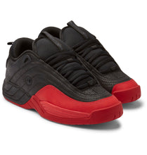 Afbeelding in Gallery-weergave laden, DC SHOES - &quot;WILLIAMS OG&quot; LEATHER SHOES (BLACK/RED)
