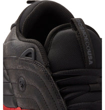 Carica l&#39;immagine nel visualizzatore di Gallery, DC SHOES - &quot;WILLIAMS OG&quot; LEATHER SHOES (BLACK/RED)
