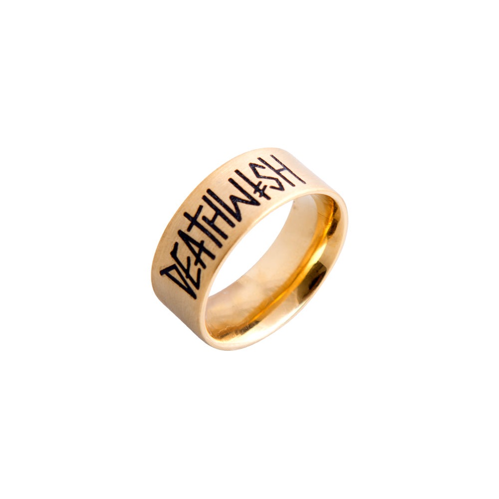 "DEATHSPRAY" RING (GOLD - VARIOUS SIZES)