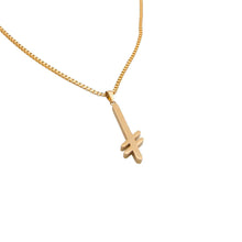 Charger l&#39;image dans la galerie, DEATHWISH - &quot;GANG LOGO&quot; NECKLACE (GOLD)

