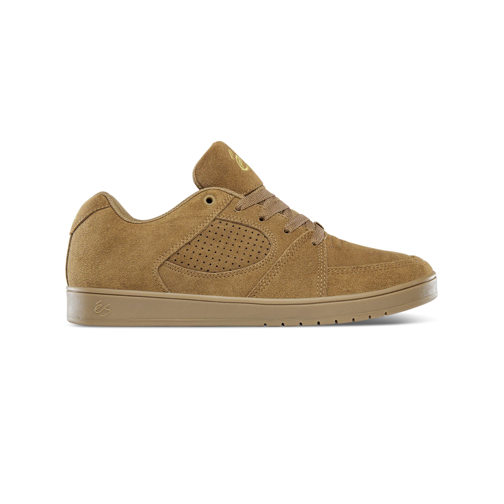 ÉS SKATEBOARDING - "ACCEL SLIM" SHOES (BROWN/GUM)